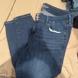 Torrid Dark Blue Skinny Jeans